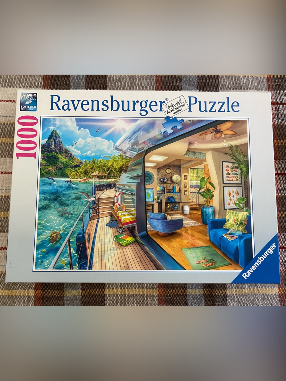 Ravensburger 1000-Piece Puzzle - Tropical Island Charter